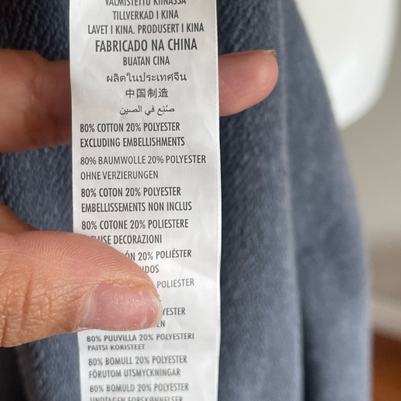 Cotton On Women's Blue Hoodie Top XL - Picture 5 of 5